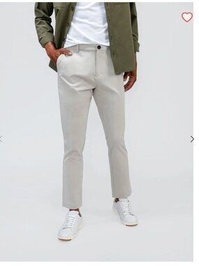 Tapered Chino in Light Khaki